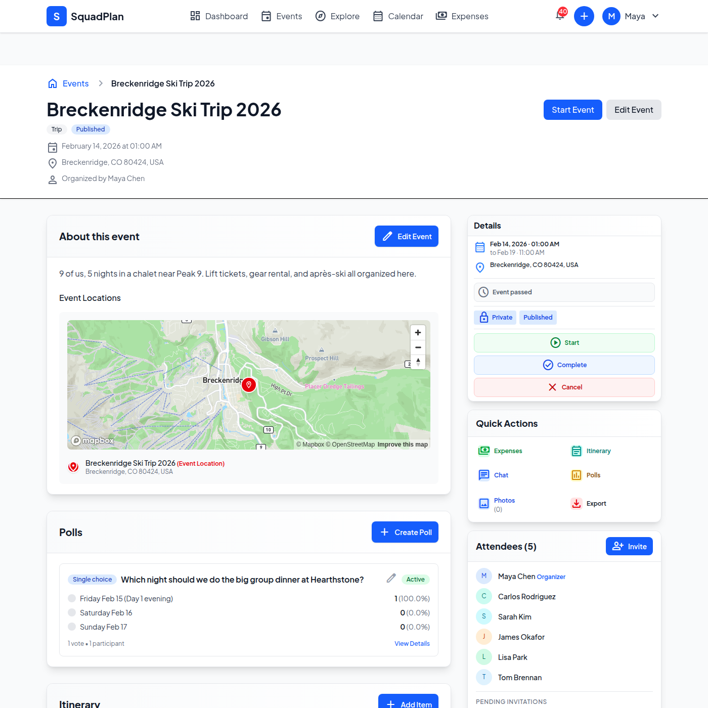 How 9 Friends Pulled Off a Breckenridge Ski Trip Without a Single Scheduling Meltdown