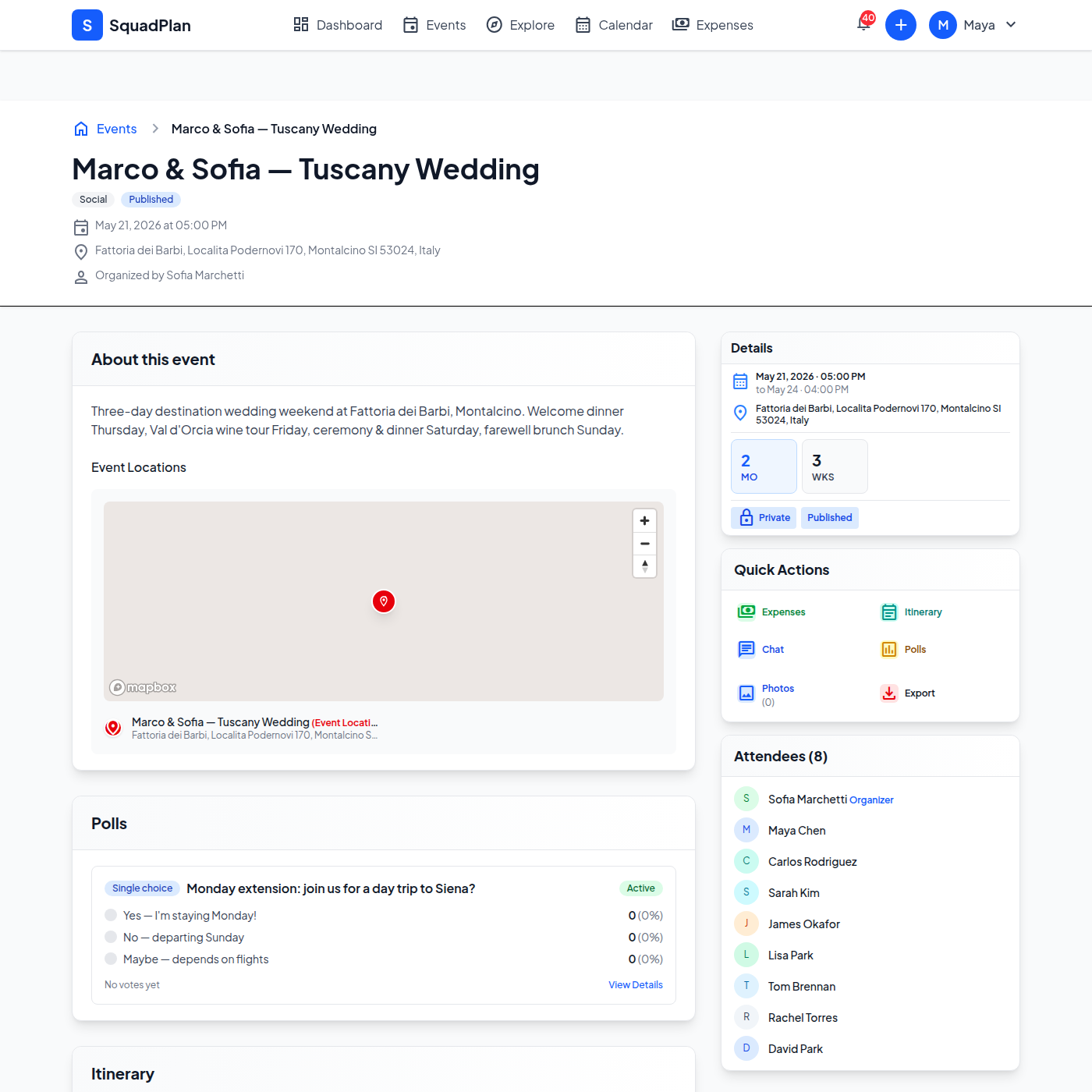 Planning a Destination Wedding in Tuscany: How 34 Guests Across 8 Countries Arrived Coordinated